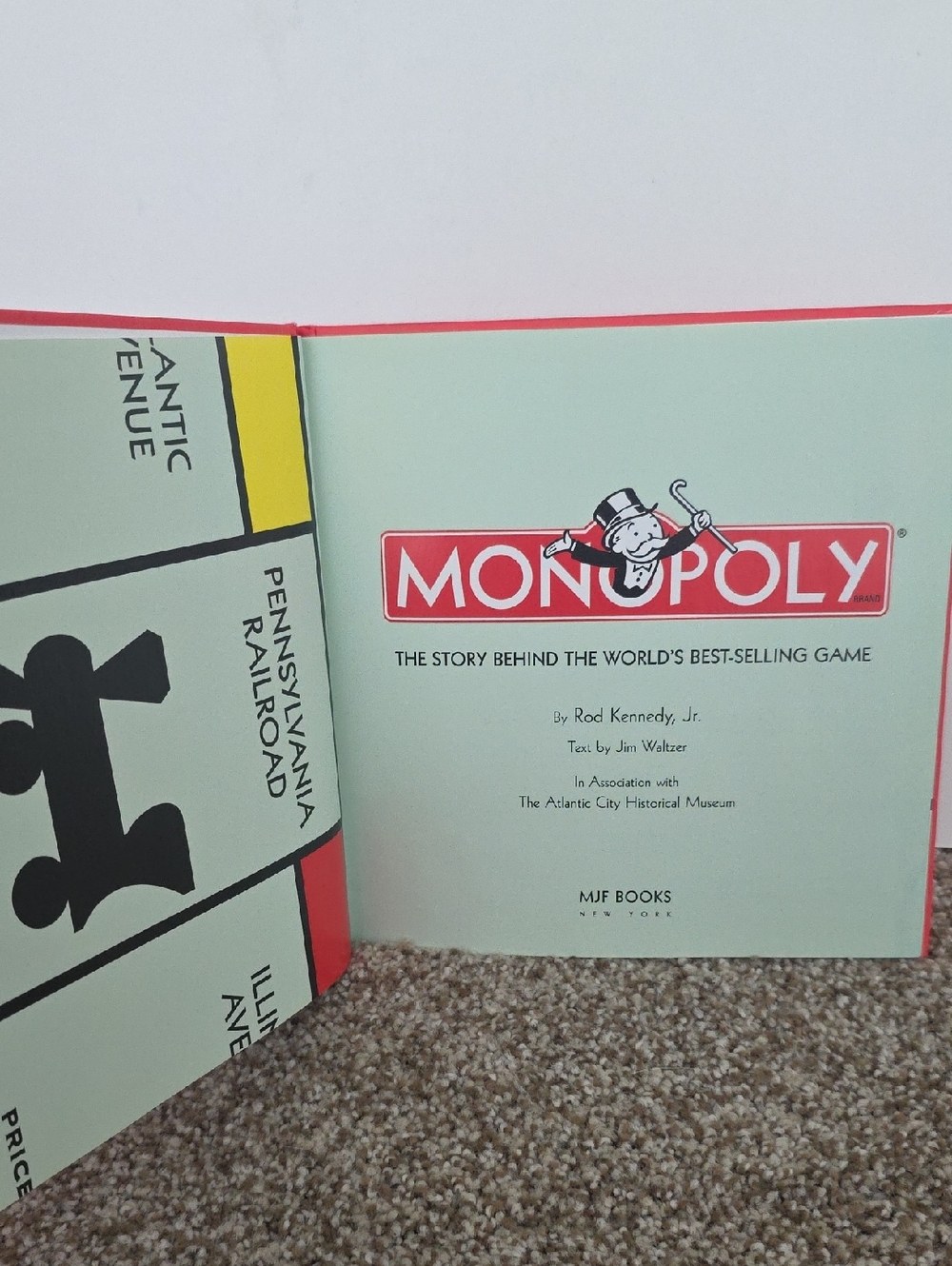 Monopoly: The Story Behind the World's Best-Selling Game - Hardcover Book
